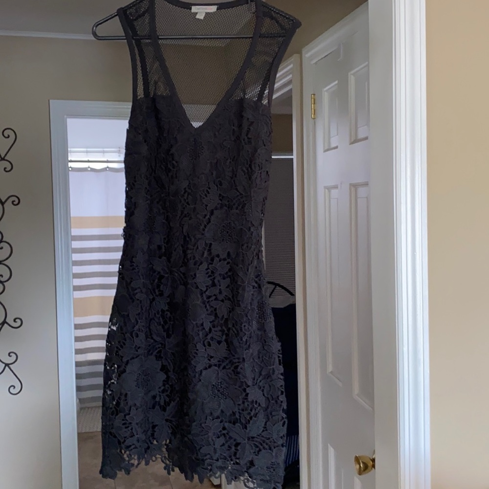 Lace mini dress